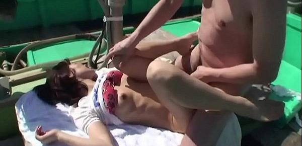  Gang bang on their Japanese trawler Watch live part02 on angelcamsex.com